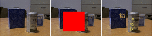 a small gif animation of the can and box experiment, the edit domain and the 1-lid result